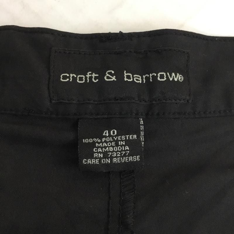 古着 USED パンツ ショートパンツ ハーフパンツ タック W40 40インチ 無地 黒 / ブラック / メンズ USED 古着 中古 10060641