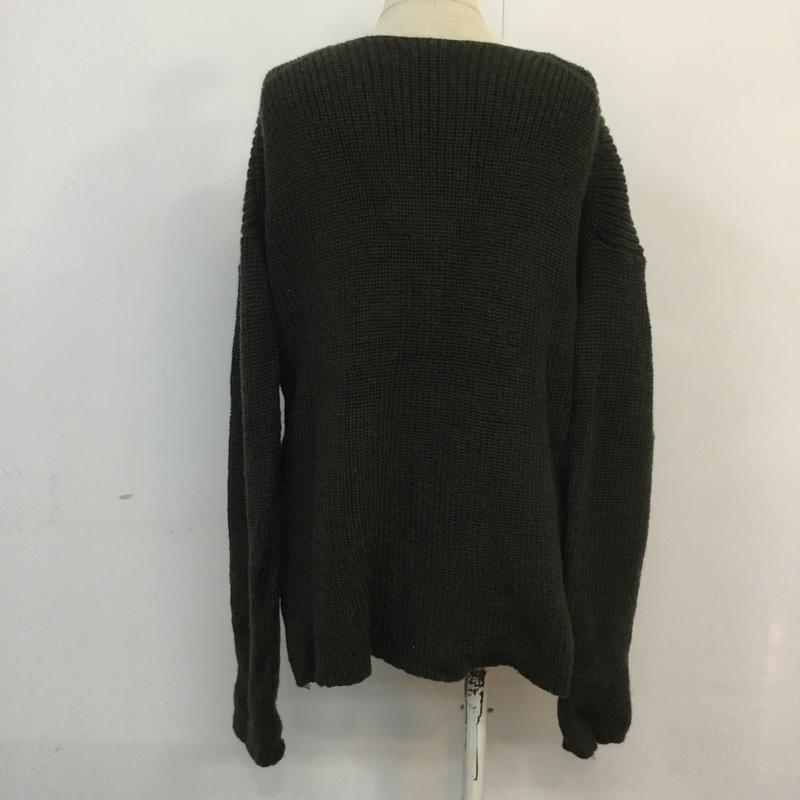 フリークスストア FREAK'S STORE ニット、セーター 長袖 無地 カーキ / カーキ / レディース USED 古着 中古 10060711