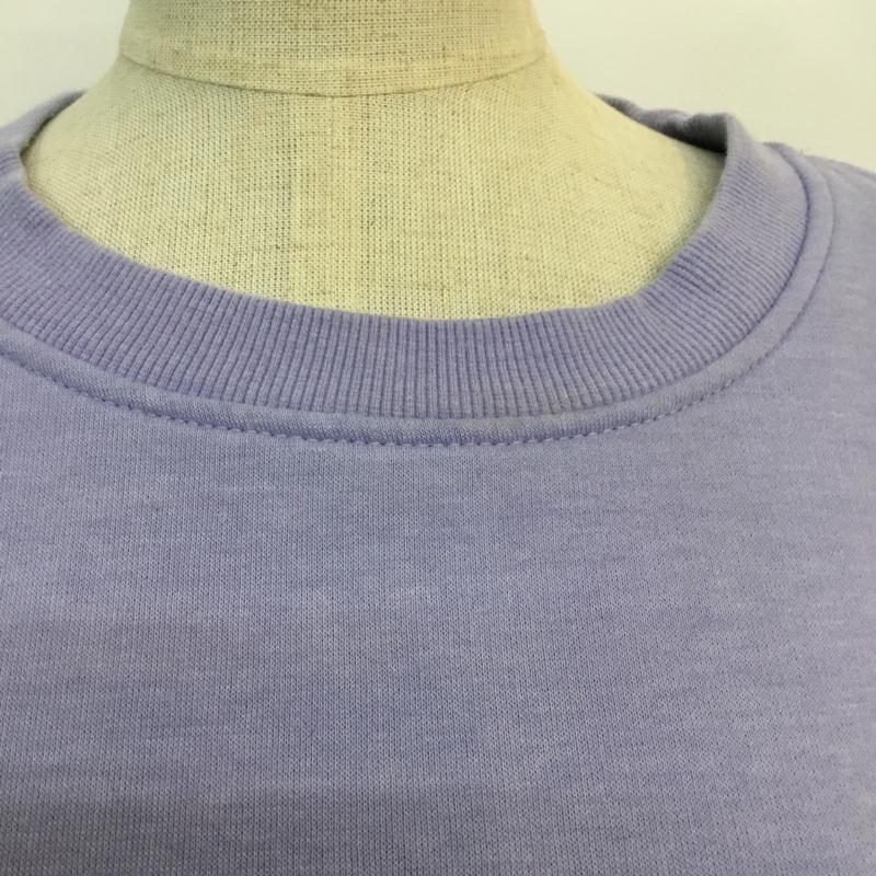 ザラ ZARA トレーナー 長袖 S 無地 紫 / パープル / レディース USED 古着 中古 10060712