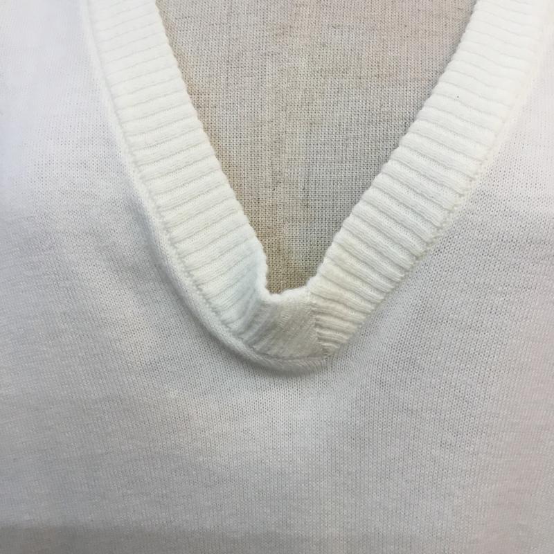 スライスタンダード SLY STANDARD ニット、セーター 長袖 タグ付 2 無地 白 / ホワイト / レディース USED 古着 中古 10060714