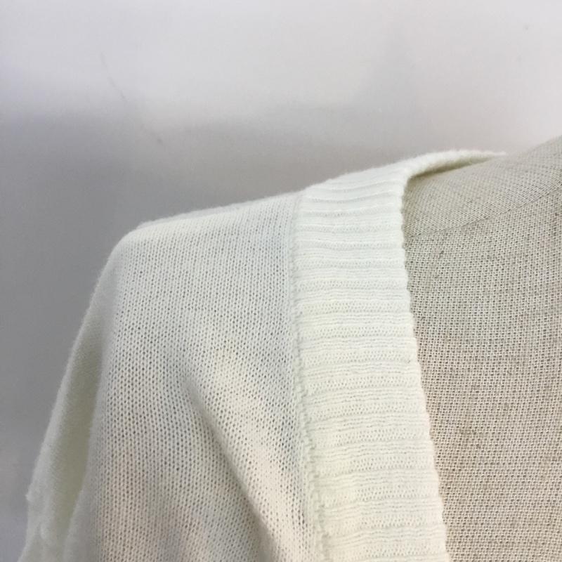 スライスタンダード SLY STANDARD ニット、セーター 長袖 タグ付 2 無地 白 / ホワイト / レディース USED 古着 中古 10060714