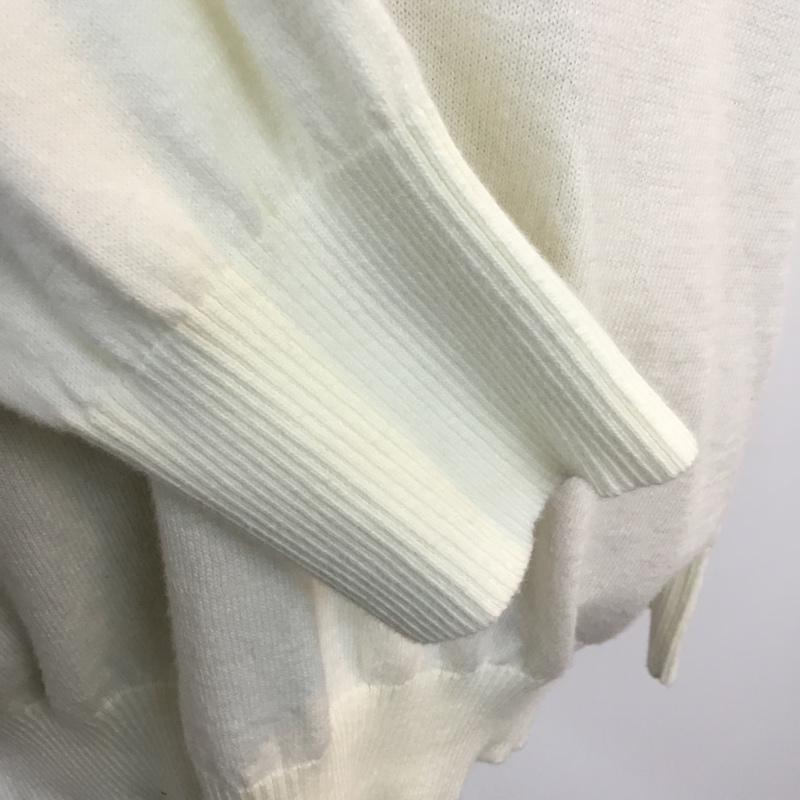 スライスタンダード SLY STANDARD ニット、セーター 長袖 タグ付 2 無地 白 / ホワイト / レディース USED 古着 中古 10060714