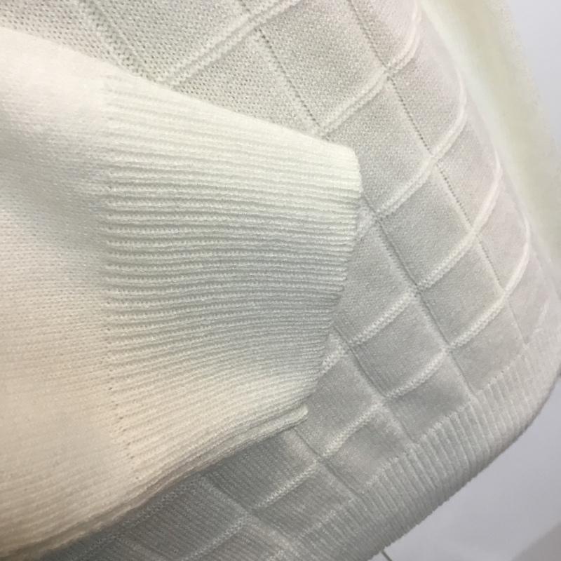 インデックス index ニット、セーター 長袖 M 無地 白 / ホワイト / レディース USED 古着 中古 10060716
