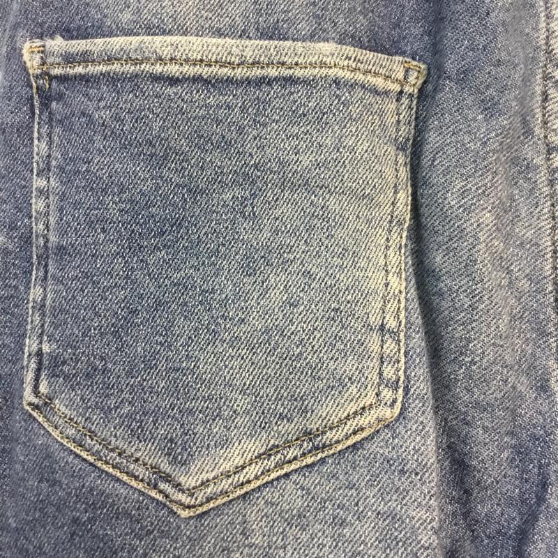 ザラメン ZARA MAN パンツ デニム、ジーンズ ダメージデニム 31インチ 無地 インディゴ / インディゴ / メンズ USED 古着 中古 10060726