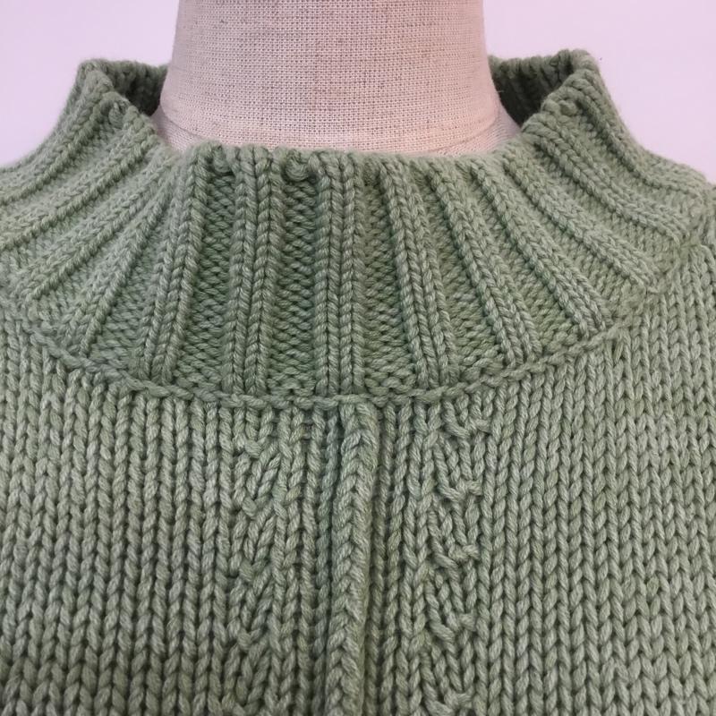 マウジー MOUSSY ニット、セーター 長袖 FREE 無地 薄緑 / ライトグリーン / レディース USED 古着 中古 10060961