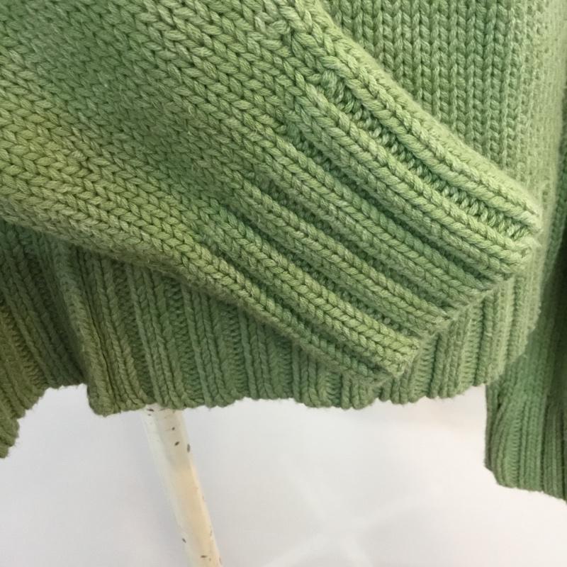 マウジー MOUSSY ニット、セーター 長袖 FREE 無地 薄緑 / ライトグリーン / レディース USED 古着 中古 10060961