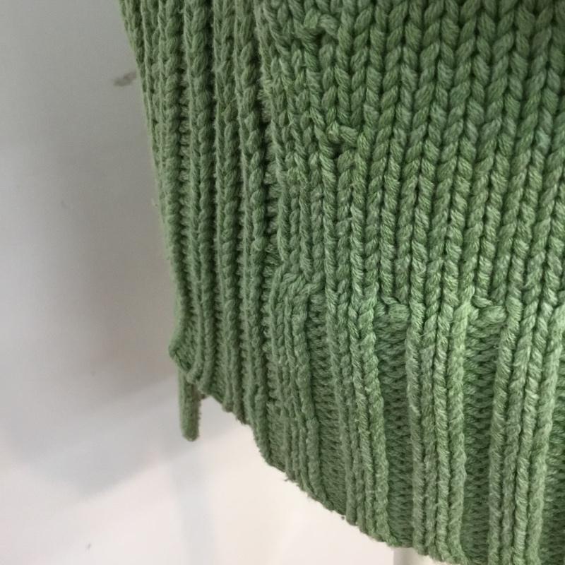 マウジー MOUSSY ニット、セーター 長袖 FREE 無地 薄緑 / ライトグリーン / レディース USED 古着 中古 10060961