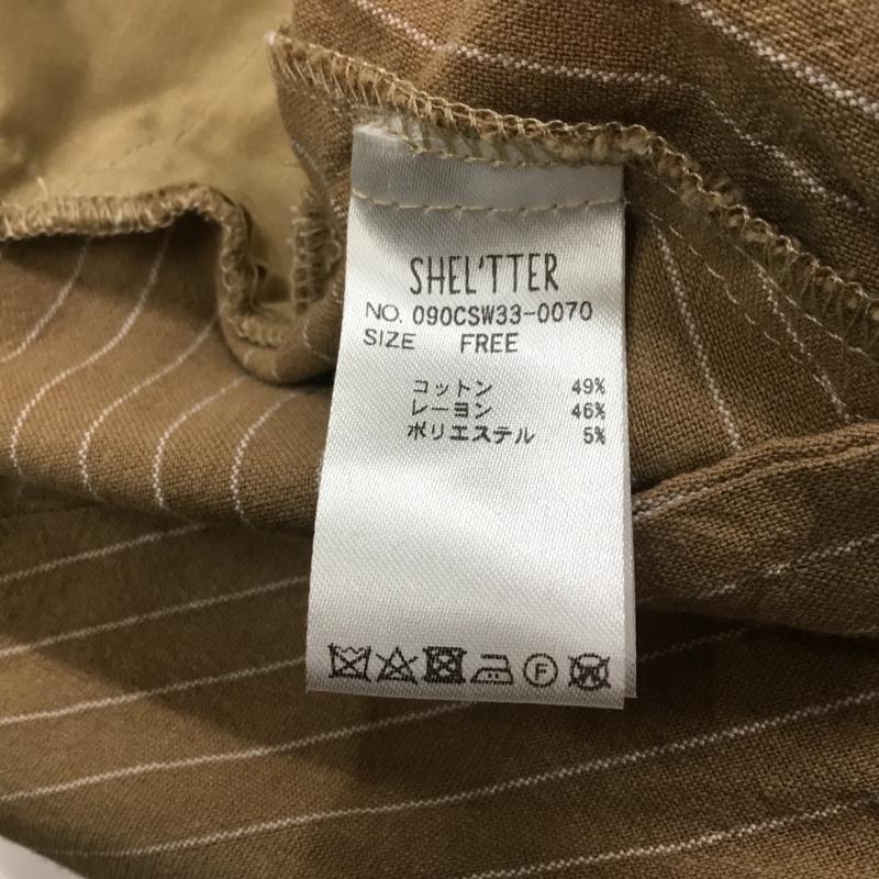 シェルター SHEL'TTER サロペット・オーバーオール サロペット、オーバーオール 090CSW33-0070 ストライプコンビネゾン FREE ストライプ マルチカラー / マルチカラー / レディース USED 古着 中古 10060986