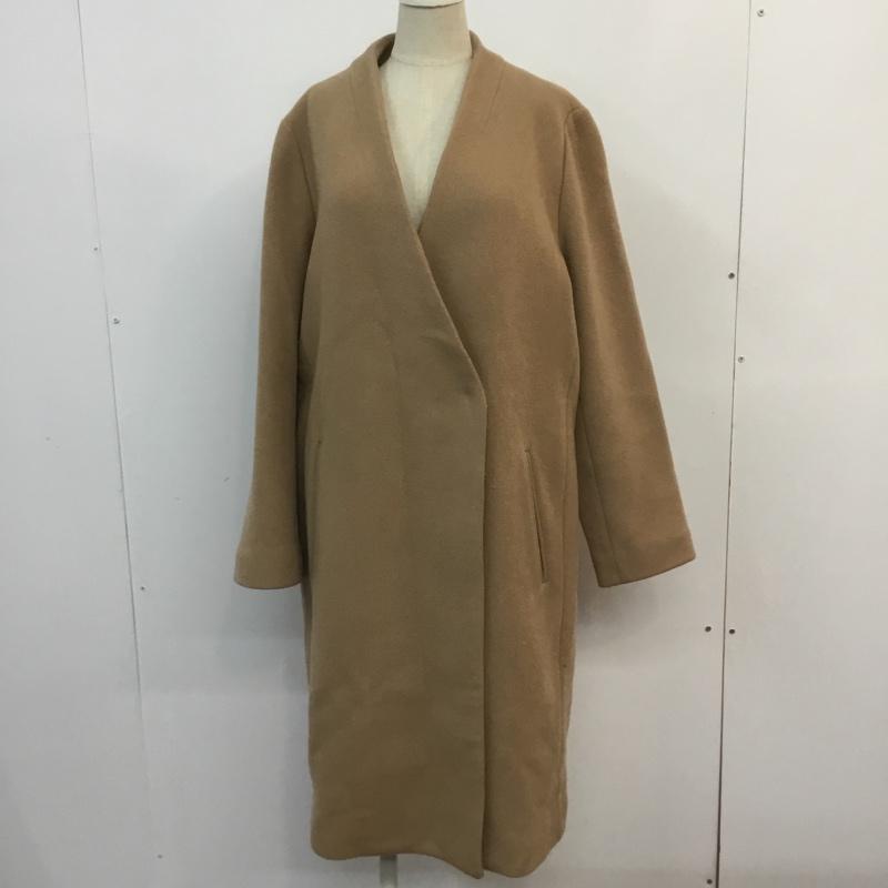 フリークスストア FREAK'S STORE コート コート一般 ノーラペルチェスターコート 184-3502 M 無地 ベージュ / ベージュ / レディース USED 古着 中古 10060994