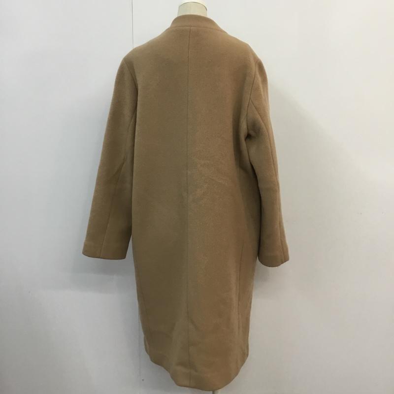 フリークスストア FREAK'S STORE コート コート一般 ノーラペルチェスターコート 184-3502 M 無地 ベージュ / ベージュ / レディース USED 古着 中古 10060994