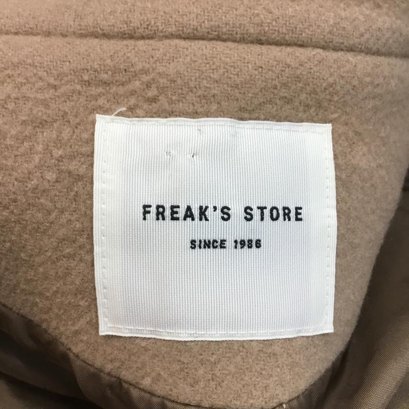 フリークスストア FREAK'S STORE コート コート一般 ノーラペルチェスターコート 184-3502 M 無地 ベージュ / ベージュ / レディース USED 古着 中古 10060994