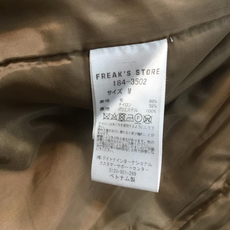 フリークスストア FREAK'S STORE コート コート一般 ノーラペルチェスターコート 184-3502 M 無地 ベージュ / ベージュ / レディース USED 古着 中古 10060994