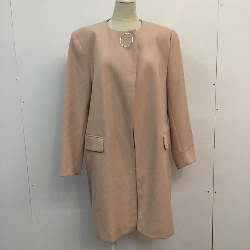 ザラ ZARA コート コート一般 L 無地 桃 / ピンク / レディース USED 古着 中古 10060999