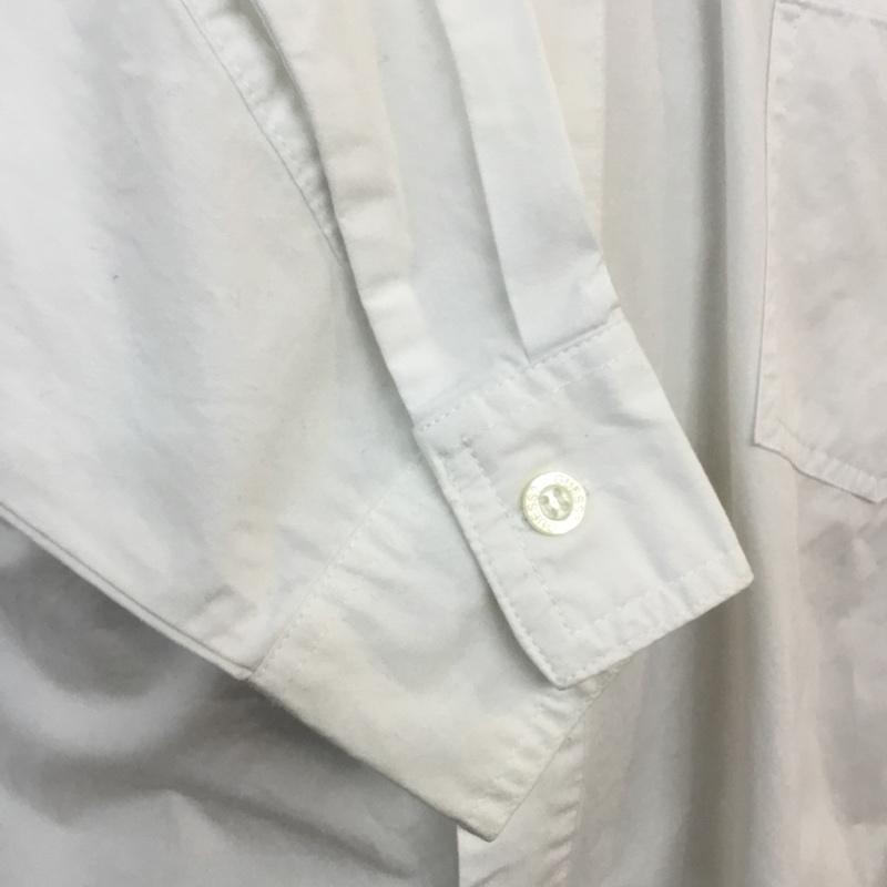 ゲス Guess シャツ、ブラウス 長袖 L 無地 白 / ホワイト / メンズ USED 古着 中古 10061030