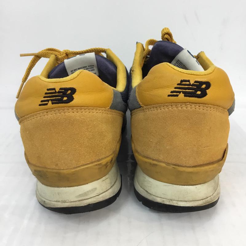ニューバランス New Balance スニーカー スニーカー CM996 USH Mad Hectic × Undefeated × Stussy 箱有 29cm 29.0cm ロゴ、文字 黄 / イエロー / X 紺 / ネイビー / メンズ USED 古着 中古 10061121
