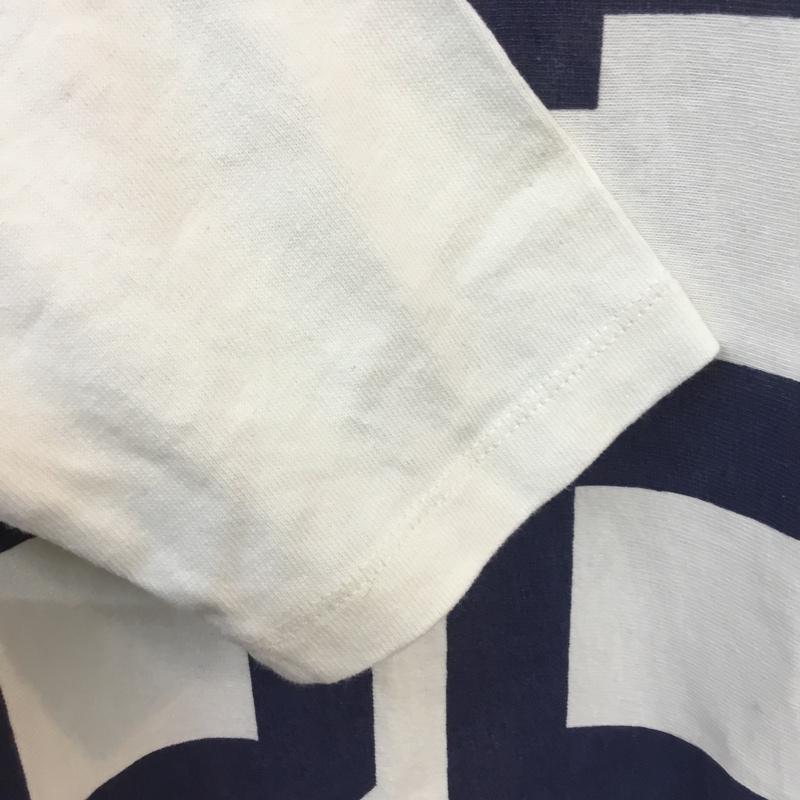 チャンピオン Campion カットソー 七分袖 M ロゴ、文字 オフホワイト / オフホワイト / レディース USED 古着 中古 10061237