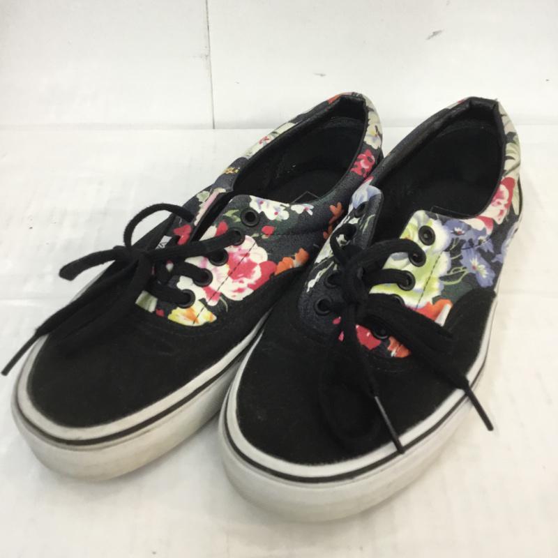バンズ VANS スニーカー スニーカー 花柄 US6 US:6 花柄 黒 / ブラック / レディース USED 古着 中古 10061307
