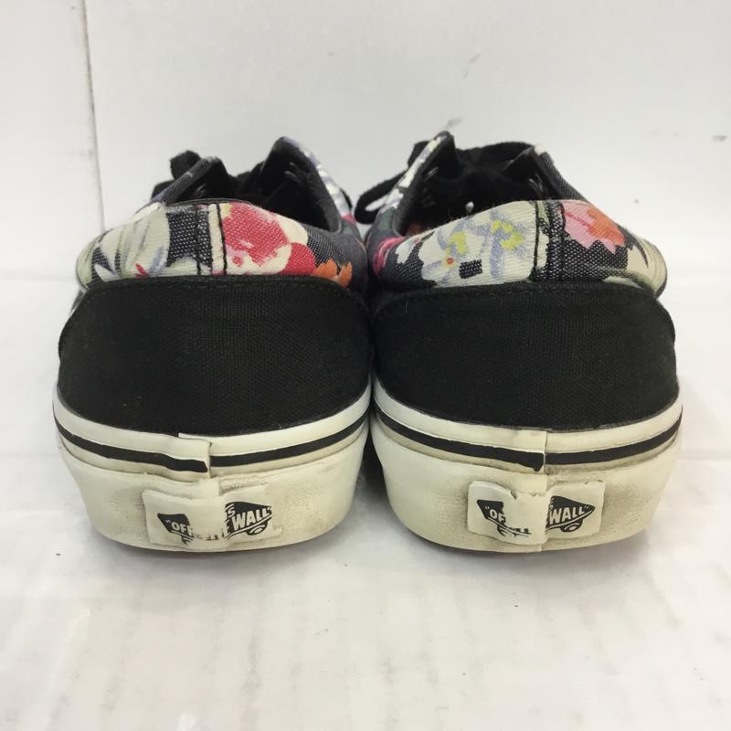 バンズ VANS スニーカー スニーカー 花柄 US6 US:6 花柄 黒 / ブラック / レディース USED 古着 中古 10061307