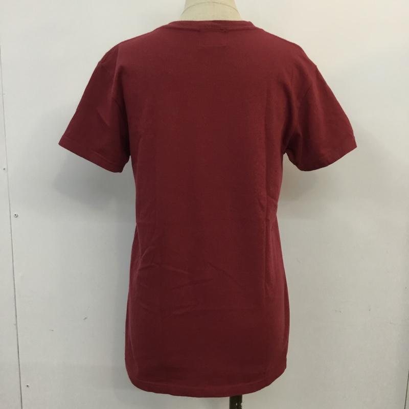 バンズ VANS Tシャツ 半袖 va17ss-gt11 M ロゴ、文字 えんじ / ワインレッド / レディース USED 古着 中古 10061404