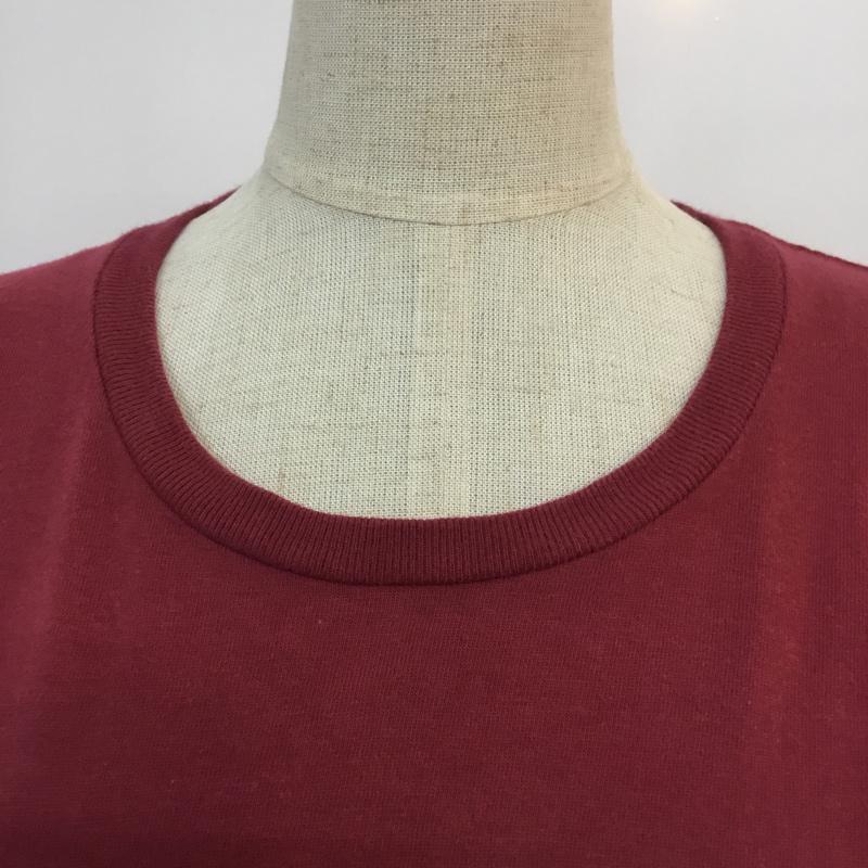 バンズ VANS Tシャツ 半袖 va17ss-gt11 M ロゴ、文字 えんじ / ワインレッド / レディース USED 古着 中古 10061404