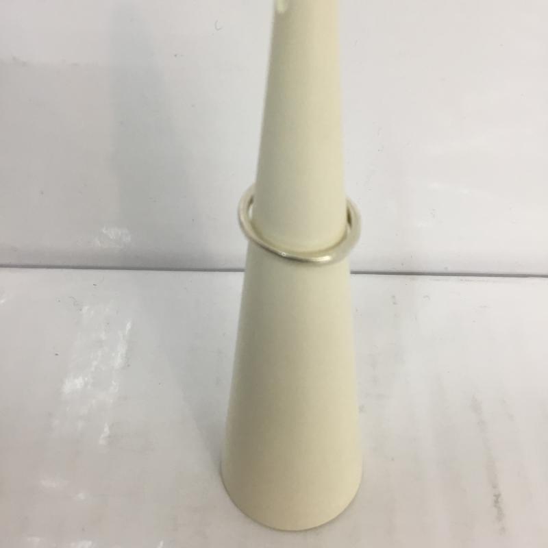 ヨンドシー 4℃ アクセサリー 指輪 シルバー ジルコニア 8号 無地 銀 / シルバー / レディース USED 古着 中古 10061445