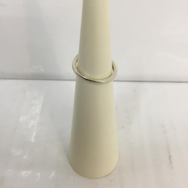 ヨンドシー 4℃ アクセサリー 指輪 シルバー ジルコニア 8号 無地 銀 / シルバー / レディース USED 古着 中古 10061445