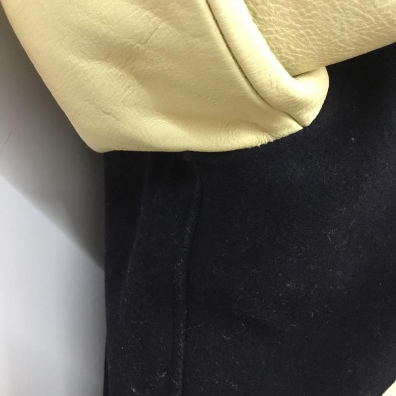 フリークスストア FREAK'S STORE ジャケット、上着 ジャンパー、ブルゾン 153-3501 スタジャン レザー切替 S 無地 紺 / ネイビー / X アイボリー / アイボリー / レディース USED 古着 中古 10061451