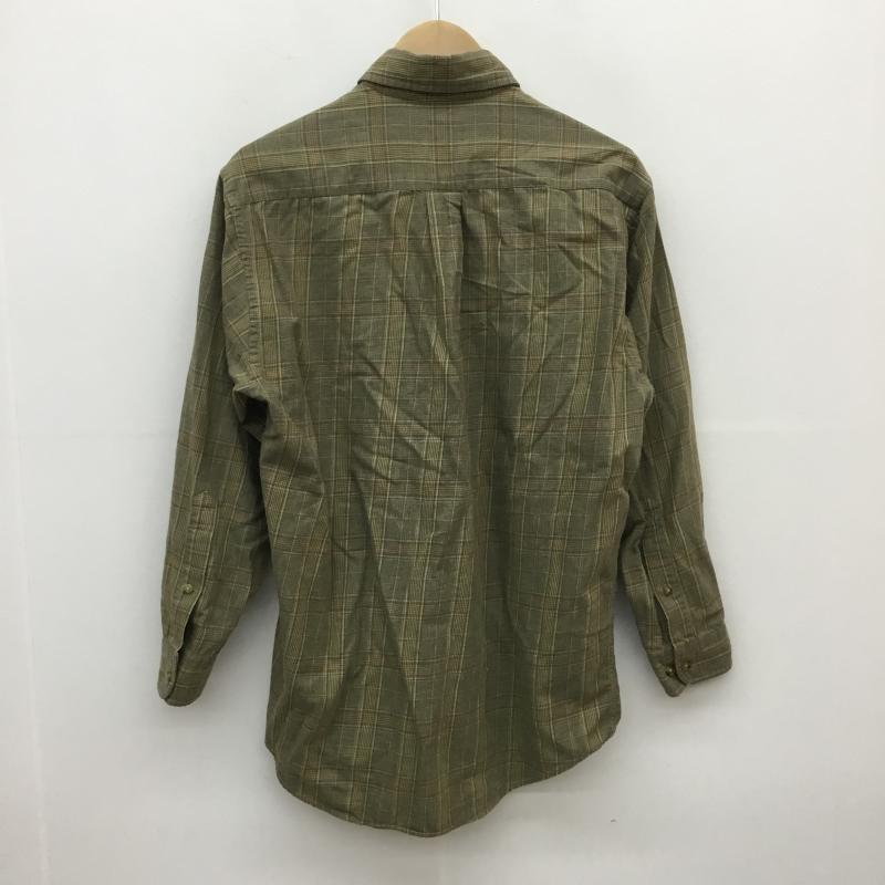 ブルックス ブラザーズ BROOKS BROTHERS シャツ、ブラウス 長袖 S チェック ベージュ / ベージュ / メンズ USED 古着 中古 10061521