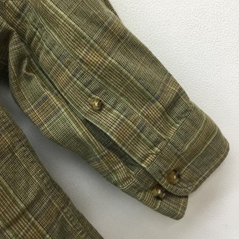 ブルックス ブラザーズ BROOKS BROTHERS シャツ、ブラウス 長袖 S チェック ベージュ / ベージュ / メンズ USED 古着 中古 10061521