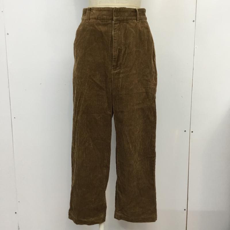 グローバルワーク GLOBAL WORK ボトムス ボトムス コーデュロイワイドパンツ S 無地 茶 / ブラウン / レディース USED 古着 中古 10061745