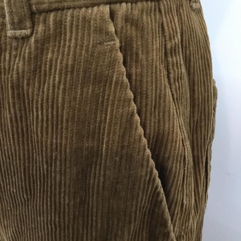 グローバルワーク GLOBAL WORK ボトムス ボトムス コーデュロイワイドパンツ S 無地 茶 / ブラウン / レディース USED 古着 中古 10061745