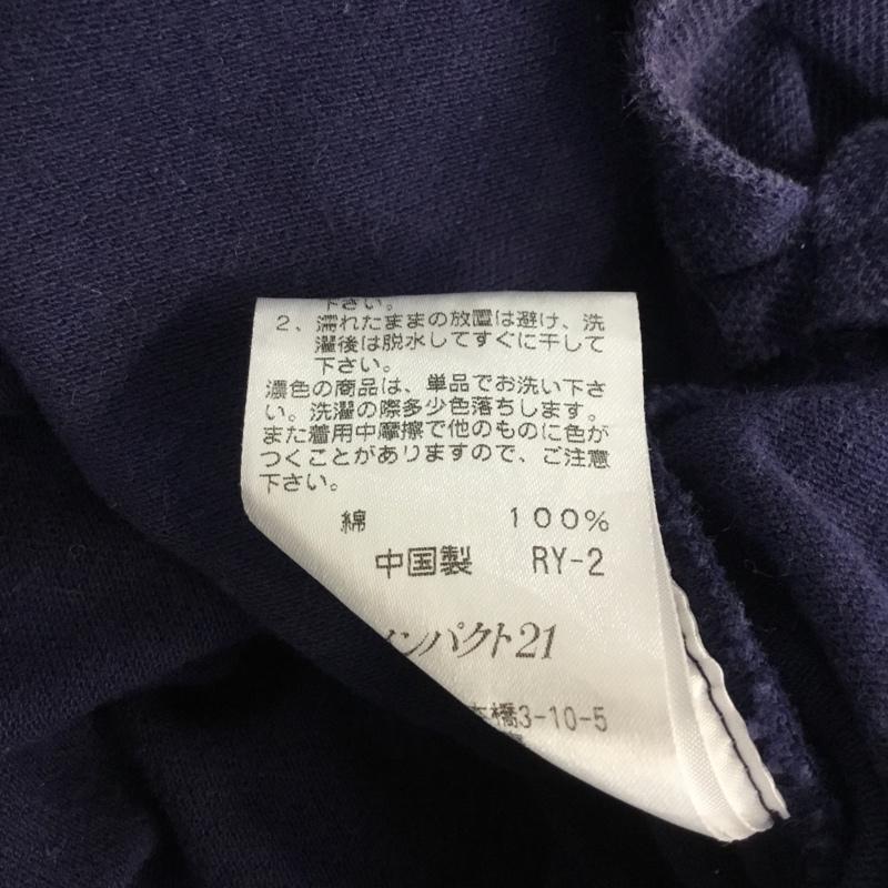 ポロバイラルフローレン Polo by RALPH LAUREN ポロシャツ 半袖 KK-RL-GM-3311 鹿の子 テニスラケット 刺繍 L ワンポイント 紺 / ネイビー / X 青 / ブルー / メンズ USED 古着 中古 10061792