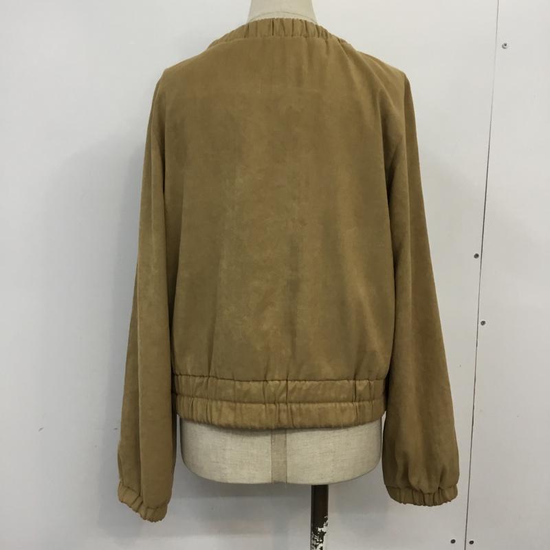 シップス SHIPS ジャケット、上着 ジャンパー、ブルゾン 314-02-1707 ギャザー M 無地 キャメル / キャメル / レディース USED 古着 中古 10061804