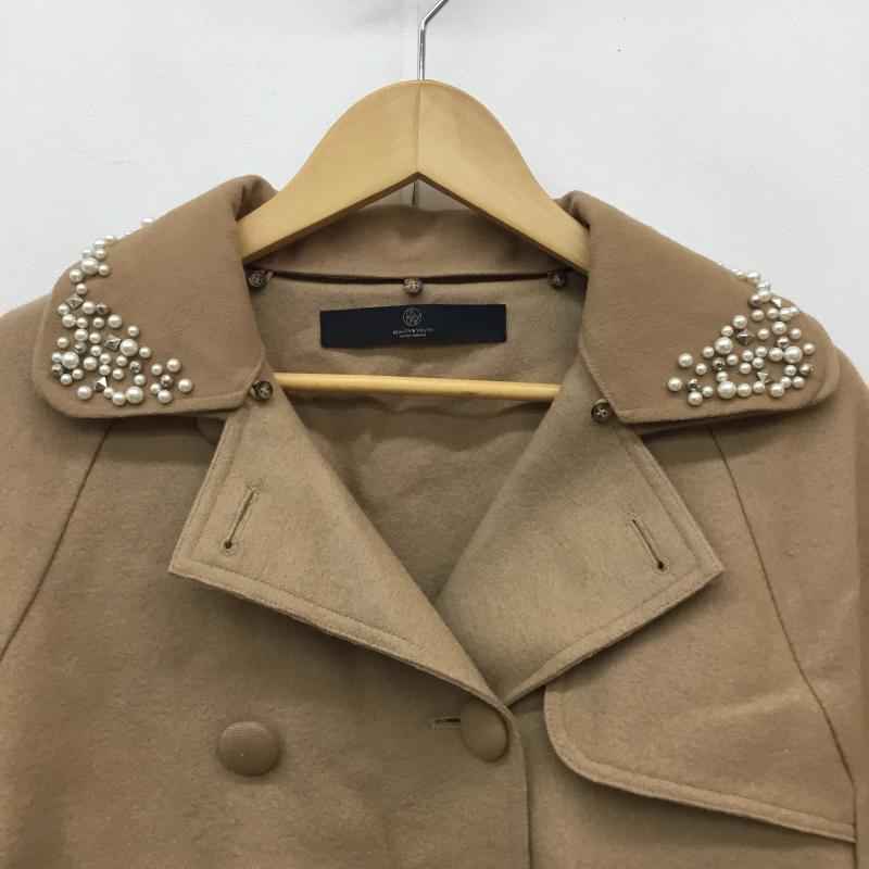 ビューティアンドユースユナイテッドアローズ BEAUTY&YOUTH UNITED ARROWS コート トレンチコート ポンチョ風ショートトレンチコート ベージュ / ベージュ / レディース USED 古着 中古 10061815