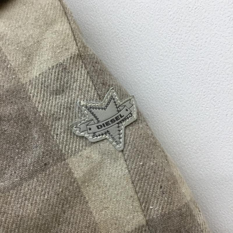ディーゼル DIESEL ジャケット、上着 ジャケット、ブレザー XS チェック ベージュ / ベージュ / レディース USED 古着 中古 10061831