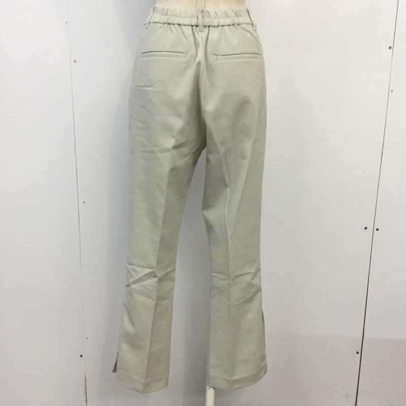ローリーズファーム LOWRYS FARM パンツ スラックス LF520002AD リランチェパンツ 裾スリット M 無地 グレージュ / グレージュ / レディース USED 古着 中古 10061936