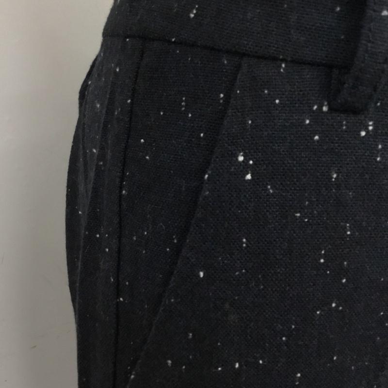 カスタネ Kastane パンツ スラックス 19AW-IN-66 ネップスラックスパンツ スリット 2 紺 / ネイビー / レディース USED 古着 中古 10061939