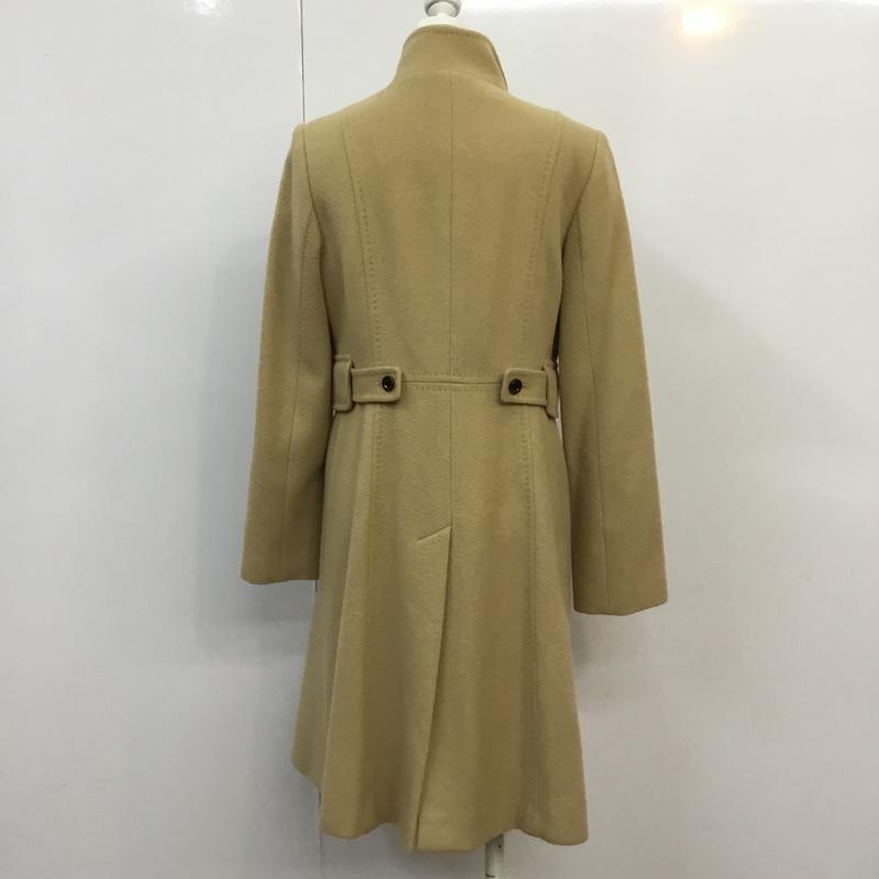 ノーリーズ NOLLEY'S コート コート一般 9241508002 ウール カシミヤ スタンドカラー ダブルボタン 無地 ベージュ / ベージュ / レディース USED 古着 中古 10062149