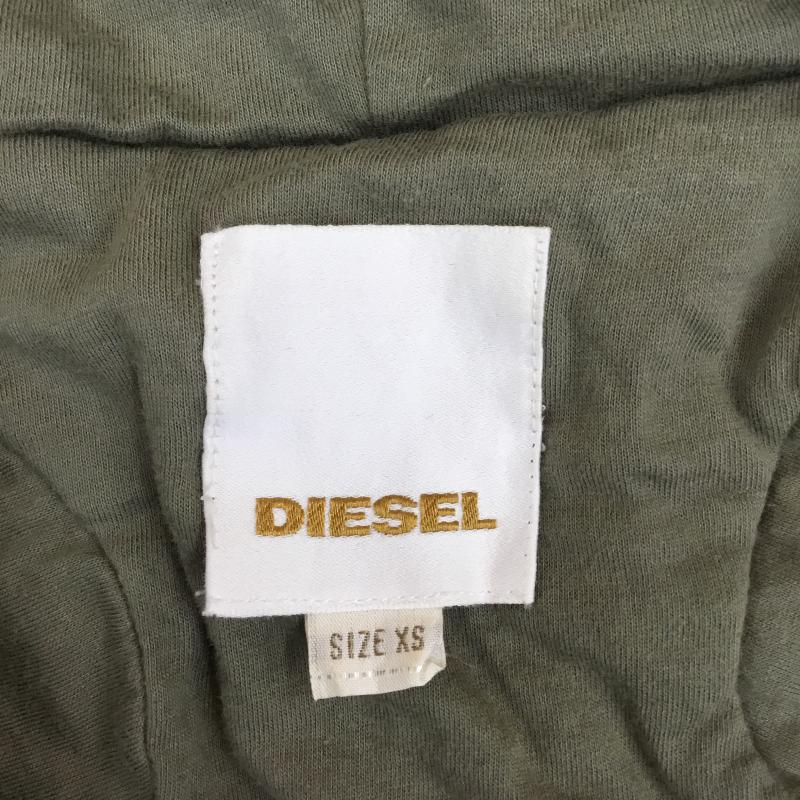 ディーゼル DIESEL パーカー 長袖 XS カーキ / カーキ / レディース USED 古着 中古 10062194