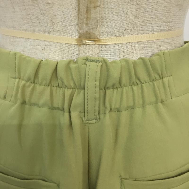 ローリーズファーム LOWRYS FARM パンツ スラックス LF521007AD L 無地 黄緑 / イエローグリーン / レディース USED 古着 中古 10062227
