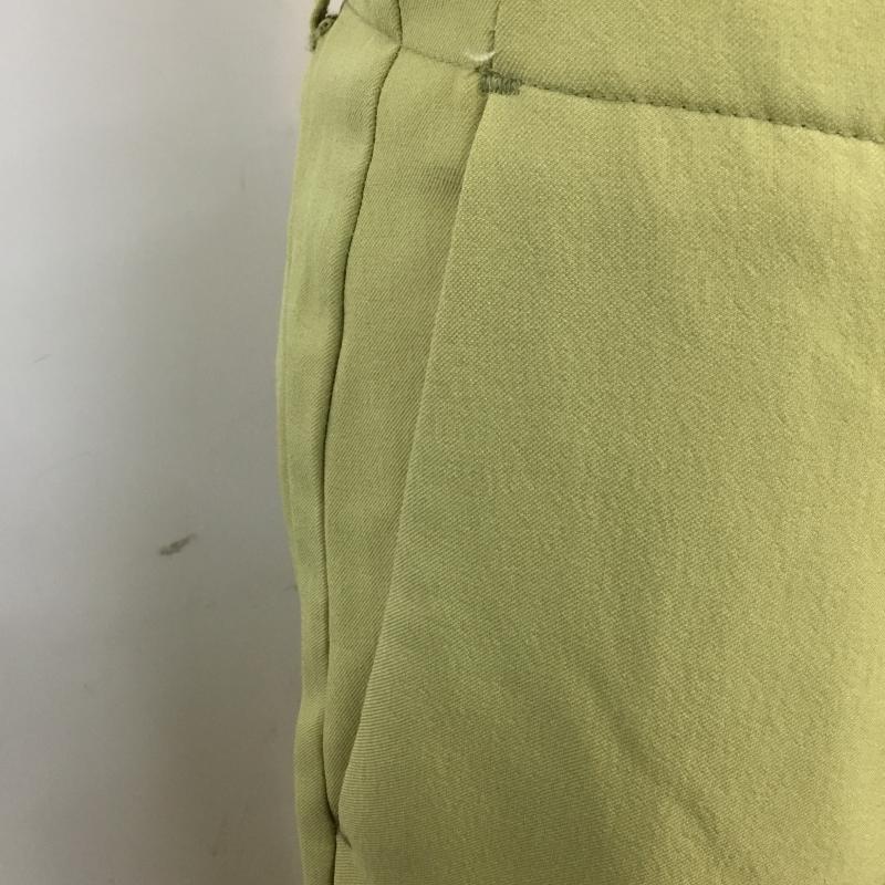 ローリーズファーム LOWRYS FARM パンツ スラックス LF521007AD L 無地 黄緑 / イエローグリーン / レディース USED 古着 中古 10062227