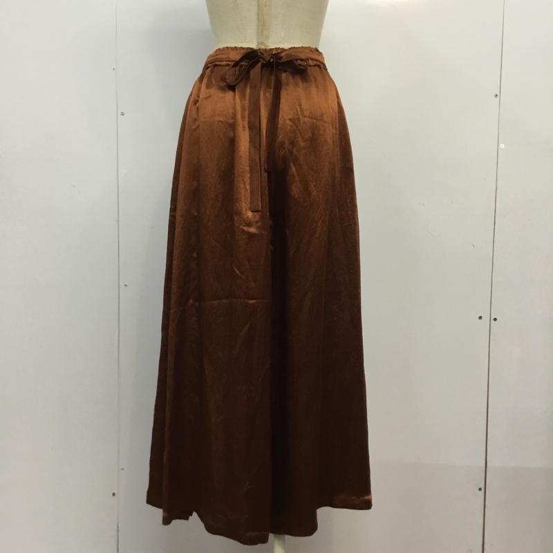 ルフトローブ Luftrobe パンツ キュロット 84-64161021 ワイドパンツ スカンツ 36 無地 茶 / ブラウン / レディース USED 古着 中古 10062316