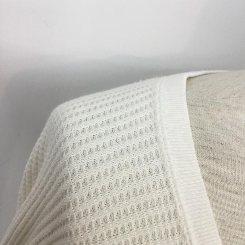 フリークスストア FREAK'S STORE カットソー 長袖 151-1250 ワッフル ラグランスリーブ M 無地 白 / ホワイト / メンズ USED 古着 中古 10062529
