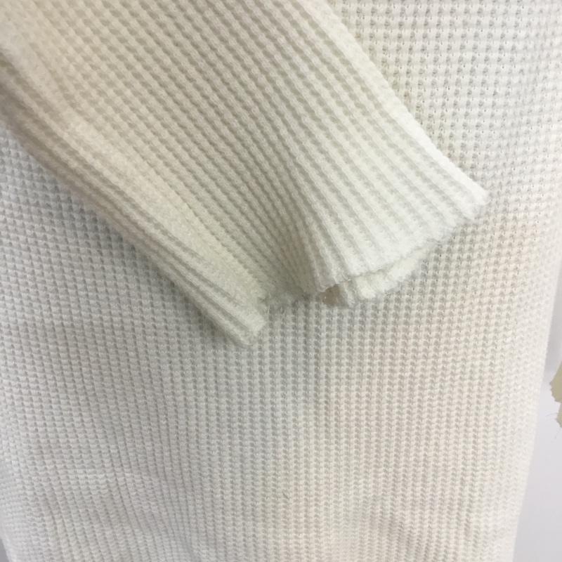 フリークスストア FREAK'S STORE カットソー 長袖 151-1250 ワッフル ラグランスリーブ M 無地 白 / ホワイト / メンズ USED 古着 中古 10062529