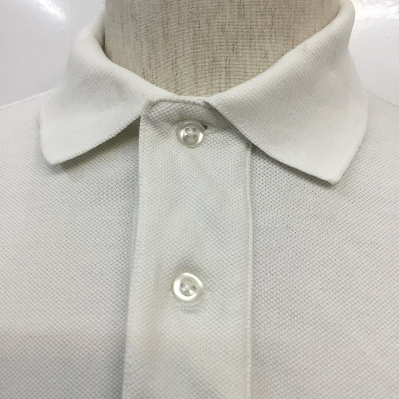 ポロバイラルフローレン Polo by RALPH LAUREN ポロシャツ 半袖 カラーホース 刺繍 鹿の子 S ワンポイント 白 / ホワイト / メンズ USED 古着 中古 10062536