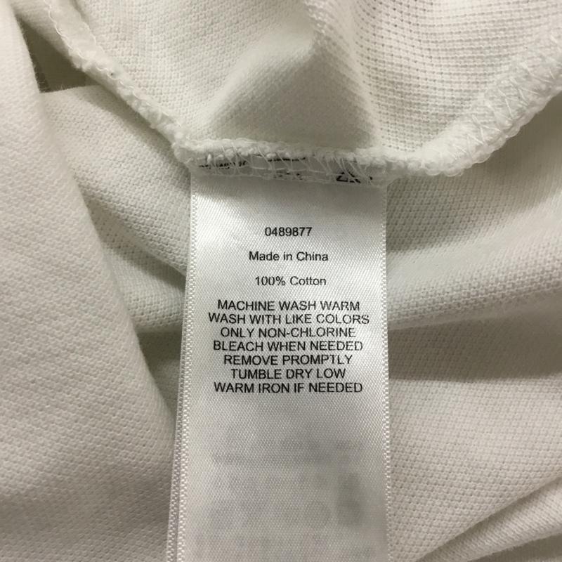 ポロバイラルフローレン Polo by RALPH LAUREN ポロシャツ 半袖 カラーホース 刺繍 鹿の子 S ワンポイント 白 / ホワイト / メンズ USED 古着 中古 10062536