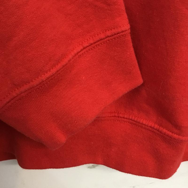 ギルダン GILDAN トレーナー 長袖 スウェット 裏起毛 ラマ L プリント 赤 / レッド / メンズ USED 古着 中古 10062581