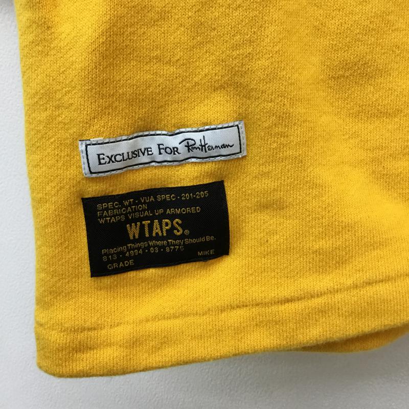スターターブラックレーベル STARTER BLACK LABEL トレーナー 長袖 WTAPS × Ron Herman × STARTER BLACK LABEL 16AW QB ナンバリングスウェットトレーナー 黄 / イエロー / X 茶 / ブラウン / メンズ USED 古着 中古 10062588