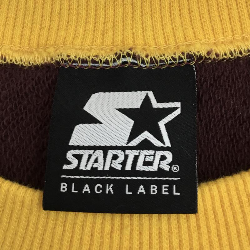 スターターブラックレーベル STARTER BLACK LABEL トレーナー 長袖 WTAPS × Ron Herman × STARTER BLACK LABEL 16AW QB ナンバリングスウェットトレーナー 黄 / イエロー / X 茶 / ブラウン / メンズ USED 古着 中古 10062588