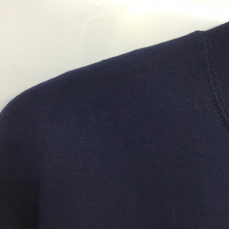 古着 USED トレーナー 長袖 スウェット 裏起毛 プリント 鳥 M 刺繍 紺 / ネイビー / メンズ USED 古着 中古 10062624